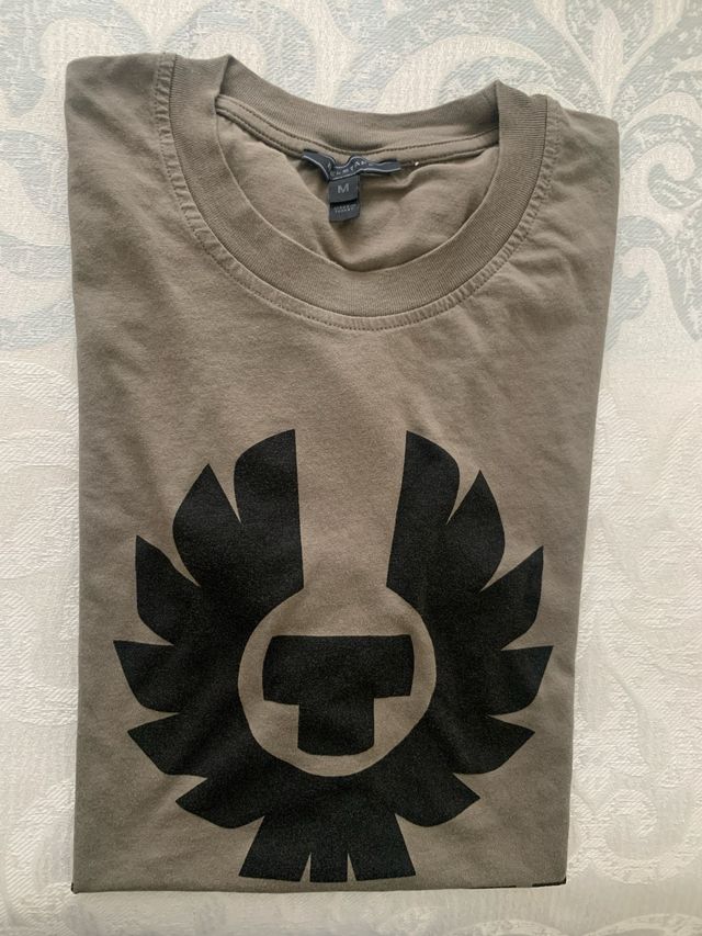 Camiseta Belstaff Talla M Logo Negro