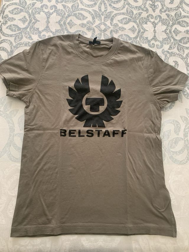 Camiseta Belstaff Talla M Logo Negro