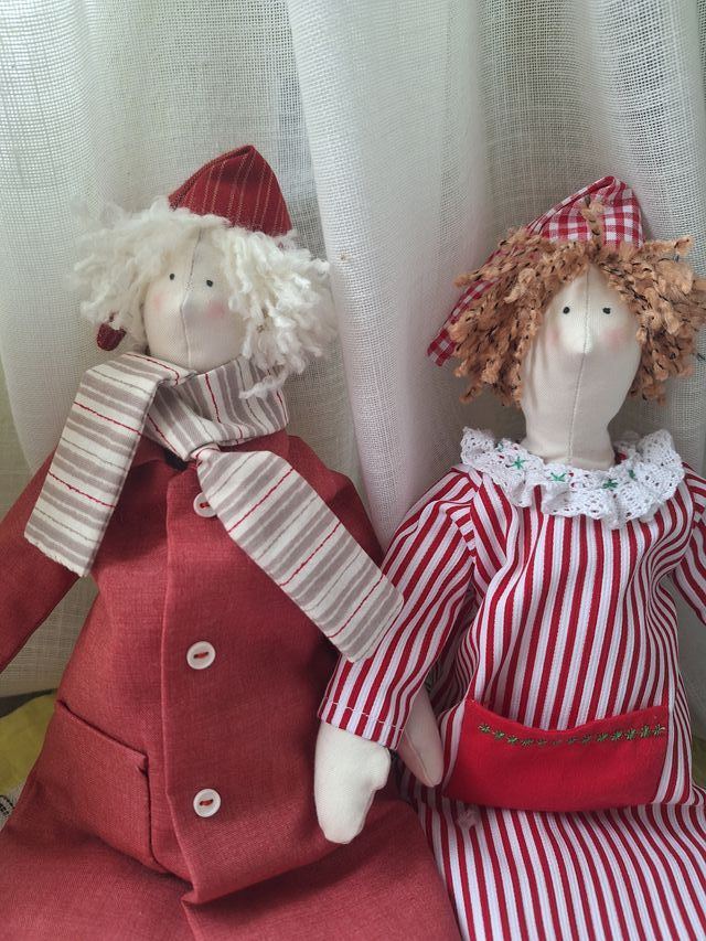 Muñecos Decoración Navidad Patchwork