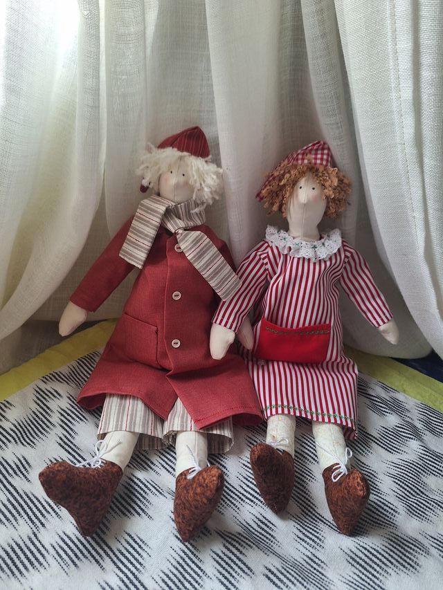 Muñecos Decoración Navidad Patchwork