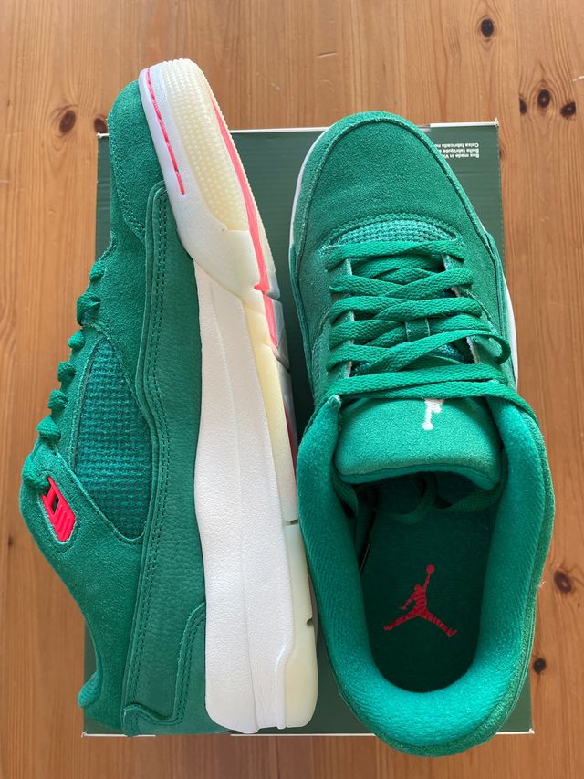 Zapatillas Jordan Verdes y Rojas