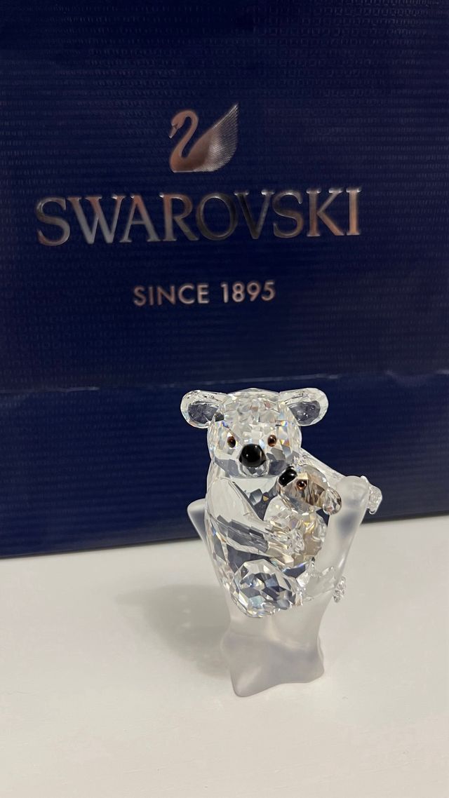Swarovski Koala con Bebé Cristal