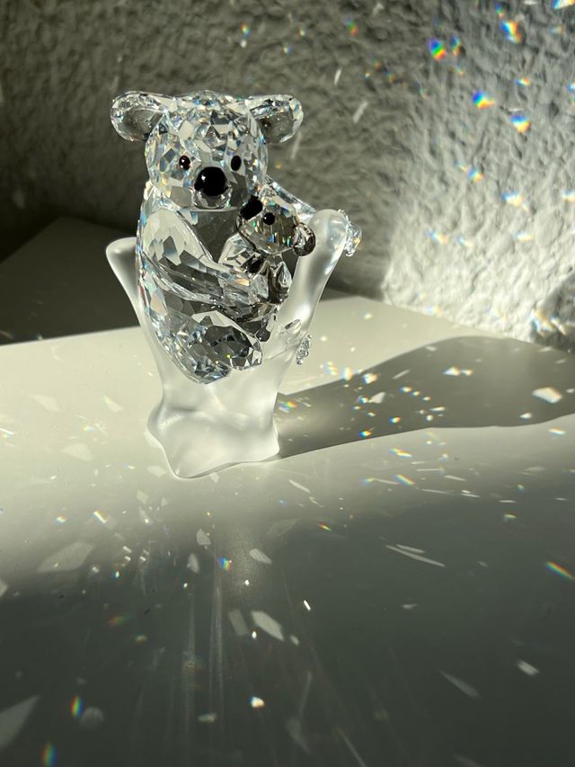 Swarovski Koala con Bebé Cristal
