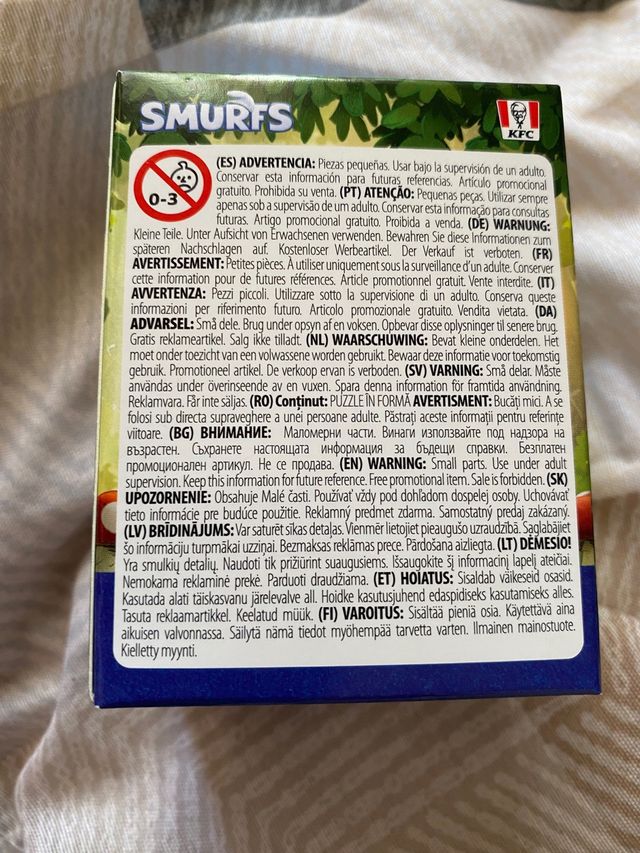 Puzzle Smurfs KFC 20 piezas