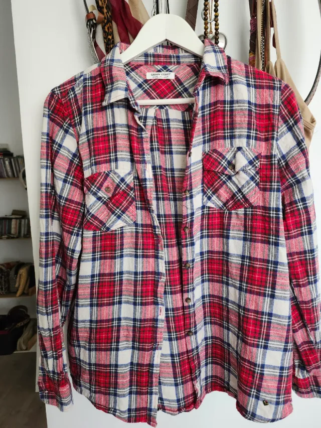 Camisa cuadros Green Coast Talla S