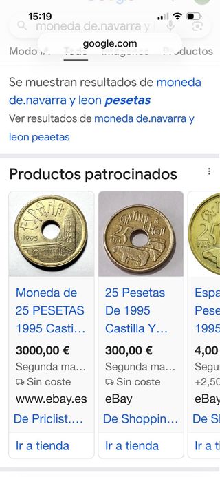 Moneda 25 Pesetas Antigua