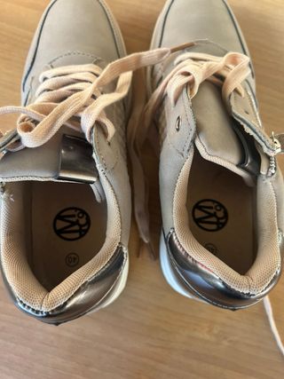 Sneakers Donna Beige/Oro Tg. 40