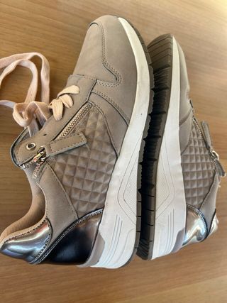 Sneakers Donna Beige/Oro Tg. 40