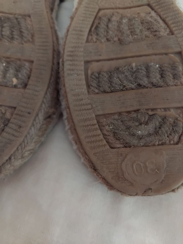 Espardeñas talla 30