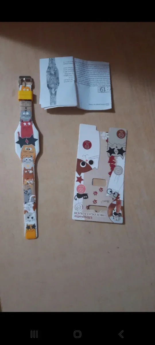 Orologio Bambini Gatti ROHS, nuovo