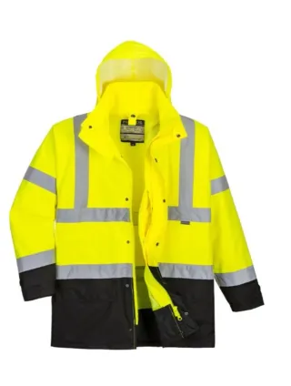 Giacca alta visibilità impermeabile