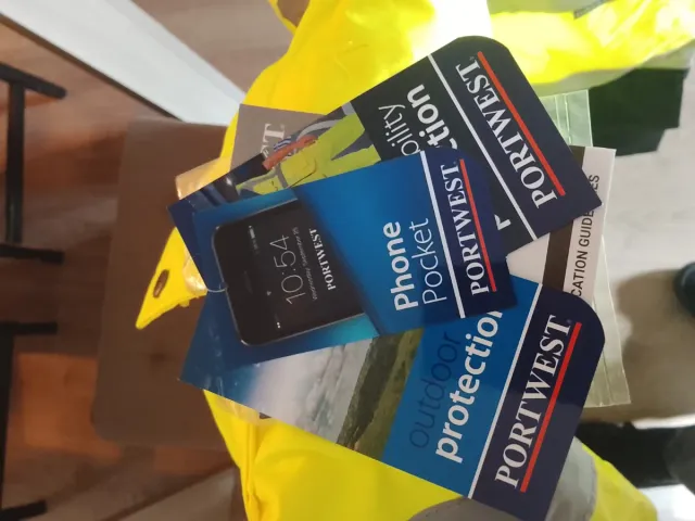 Giacca alta visibilità impermeabile