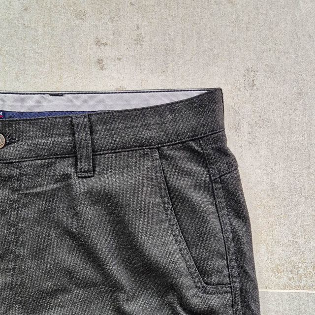 Jerem - Pantalón chino de microtextura gris oscuro