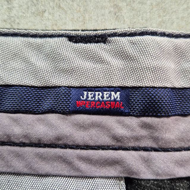 Jerem - Pantalón chino de microtextura gris oscuro