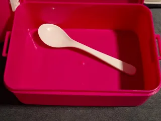 Set Borraccia + Portapranzo Bottega Verde Rosa