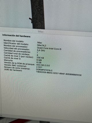 iMac 27 Apple Plata