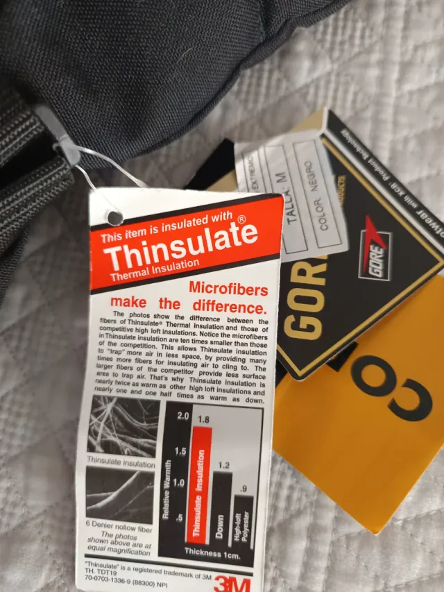 Guantes Gore-Tex Negro y Gris