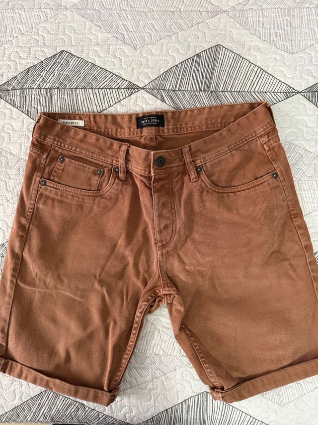 Pantalones cortos Jack & Jones marrones