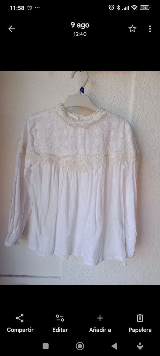 Lote Ropa Talla 7/8. Zara, Gocco,Kauli H&M