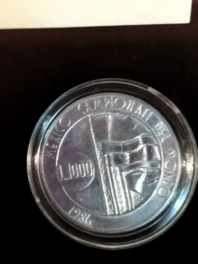 Dittico San Marino 1986 argento FDC