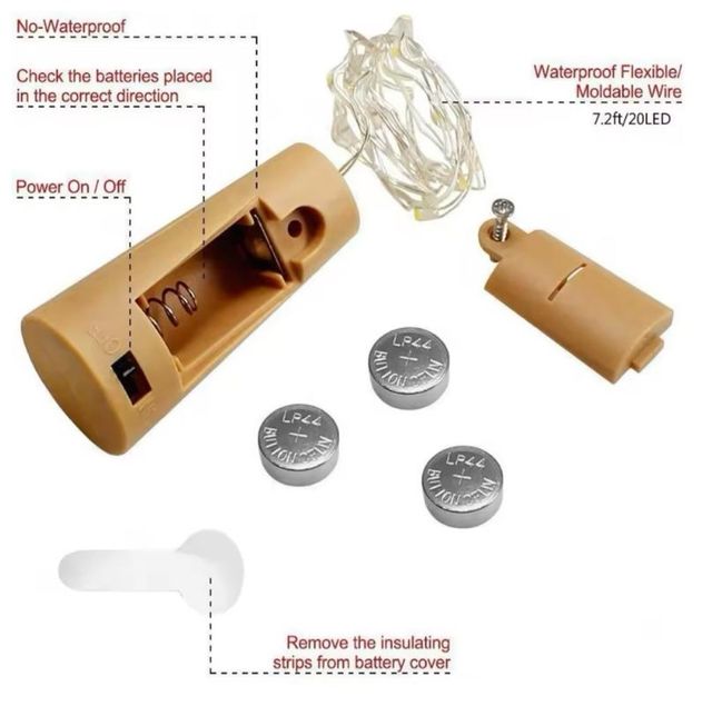 Legami LED Bottiglia di Vino Sughero