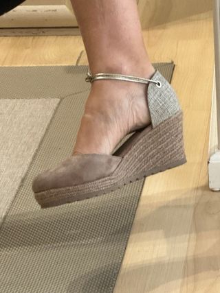 Alpargatas de piel talla 39