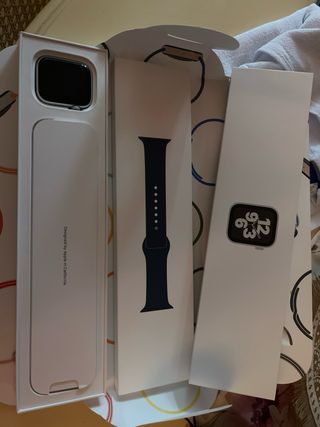 Apple Watch SE 44mm Plata/Azul