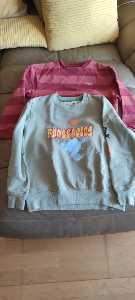 Lote 2 sudaderas niño