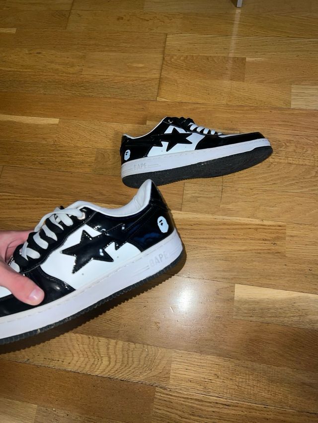 Zapatillas BAPE Bapesta Negras y Blancas