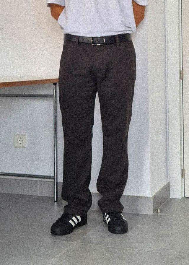 Jerem - Panalón chino micropunto marrón