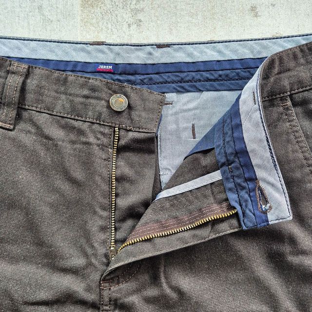 Jerem - Panalón chino micropunto marrón