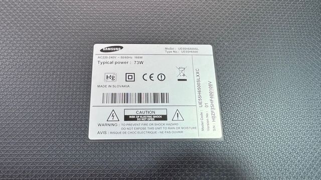 Base TV Samsung 55' UE55H6500SL