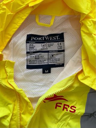 Chaleco cortavientos Portwest Amarillo Talla M