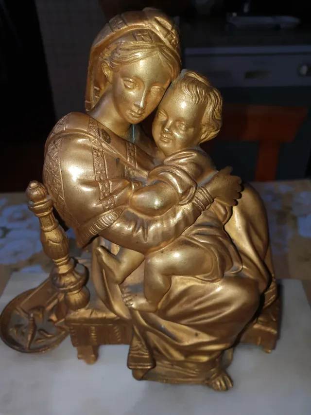 Trittico orologio Parigina antico