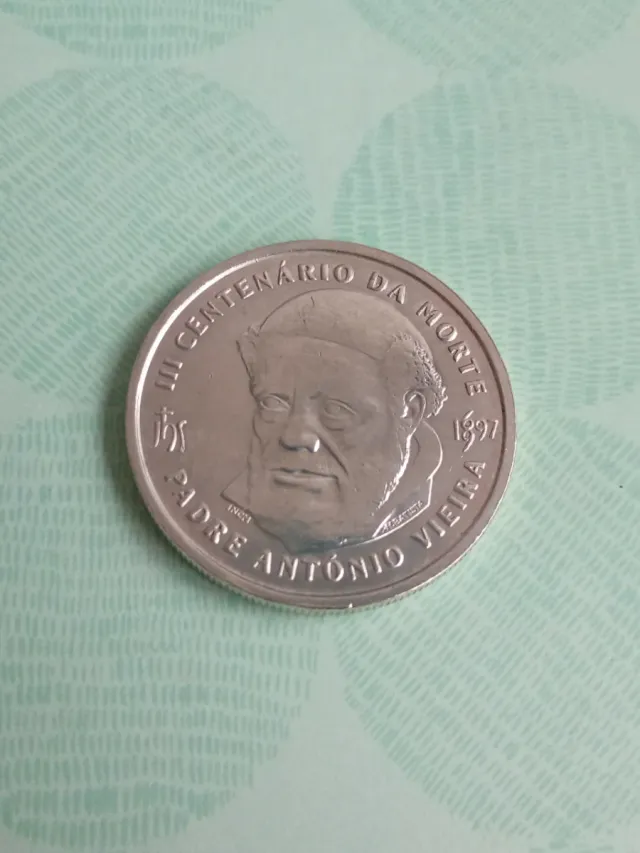 500 Escudos 1997 Portugal -PLATA-