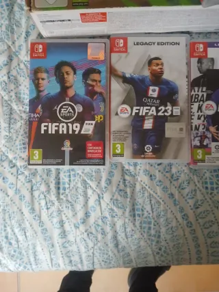 Nintendo Switch con juegos y mando