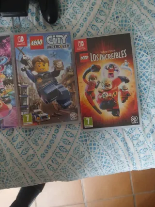 Nintendo Switch con juegos y mando