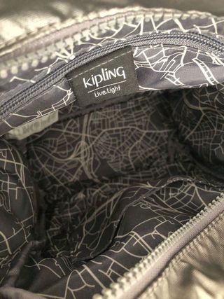 Mochila Kipling Plata