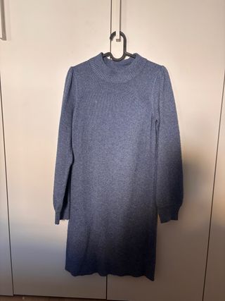 Vestito manica lunga blu