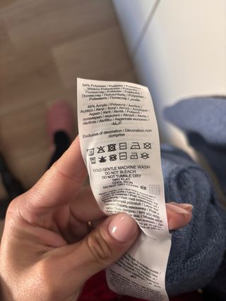 Vestito manica lunga blu