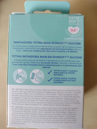 Biberón nuevo MAM Cristal 90ml +0M