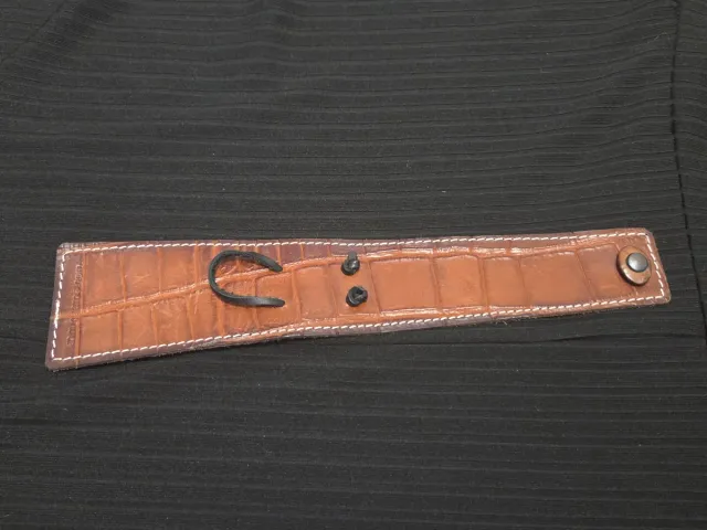 Pulsera Cuero Hecha a Mano Marrón