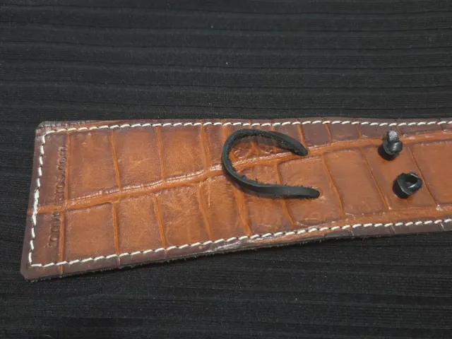 Pulsera Cuero Hecha a Mano Marrón