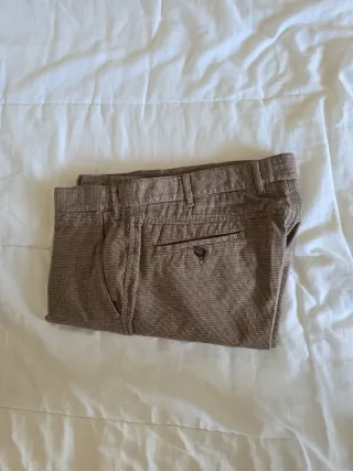 Pantalón Massimo Dutti Marrón Hombre