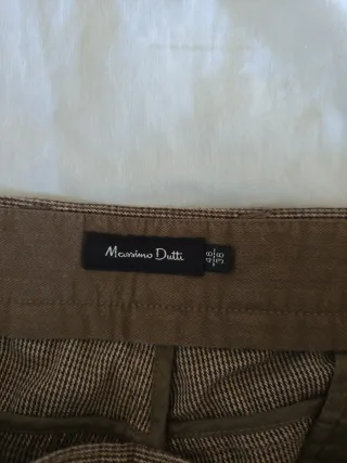 Pantalón Massimo Dutti Marrón Hombre