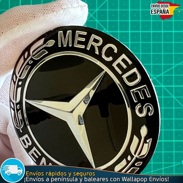 Emblema Mercedes Benz 56mm Pegatina Tapa Tapacubos