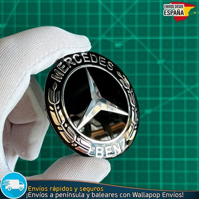 Emblema Mercedes Benz 56mm Pegatina Tapa Tapacubos