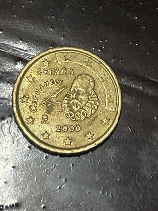 Moneda 10 céntimos Euro Año 2000