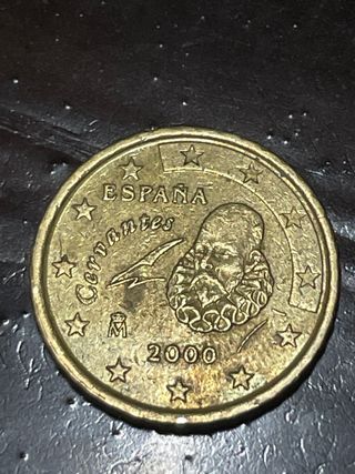 Moneda 10 céntimos Euro Año 2000