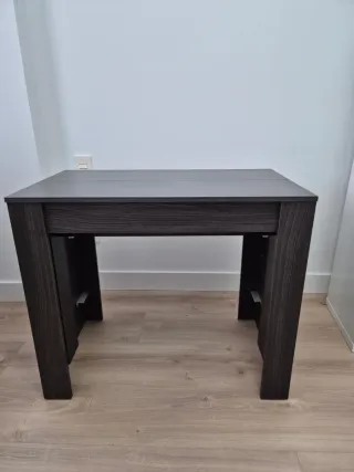 Mesa consola extensible madera